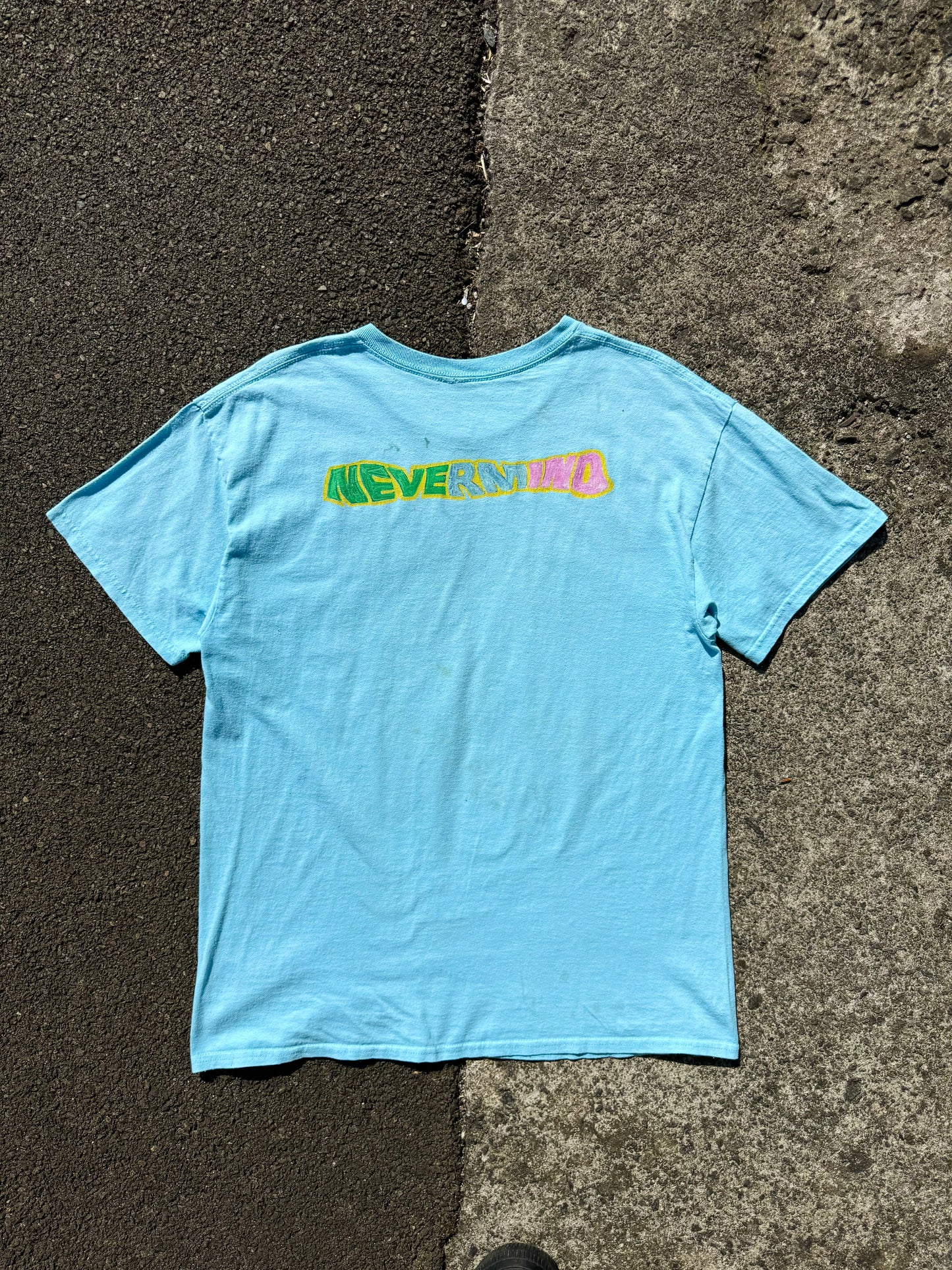 Light Blue Nirvana Nevermind Tshirt