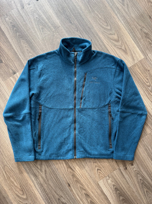 Arcteryx Teal Blue Zip Fleece