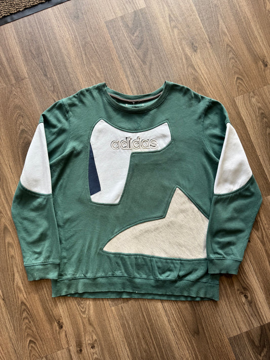 Vintage Adidas Reworked Sweatshirt Green