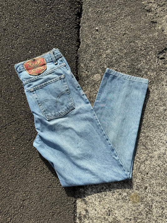 Vintage Point Lotus Blue Denim Jeans