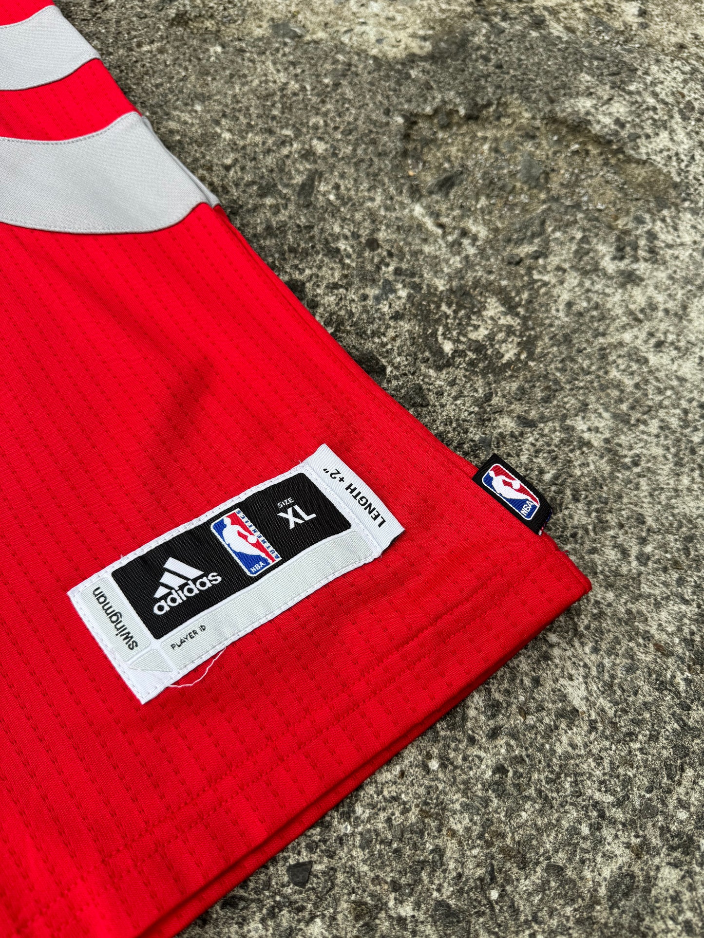 Red Adidas Rockets Harden NBA Jersey