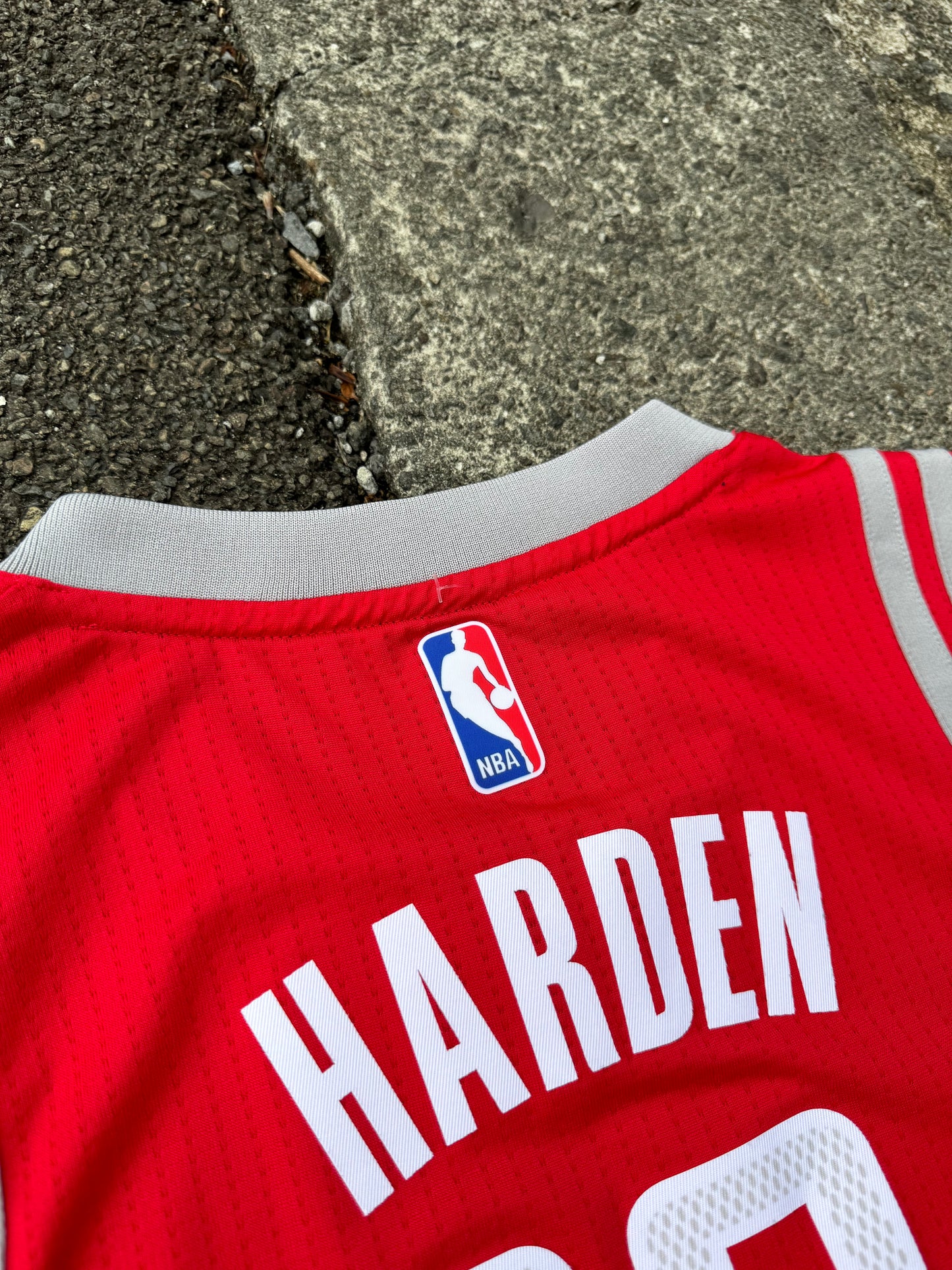 Red Adidas Rockets Harden NBA Jersey