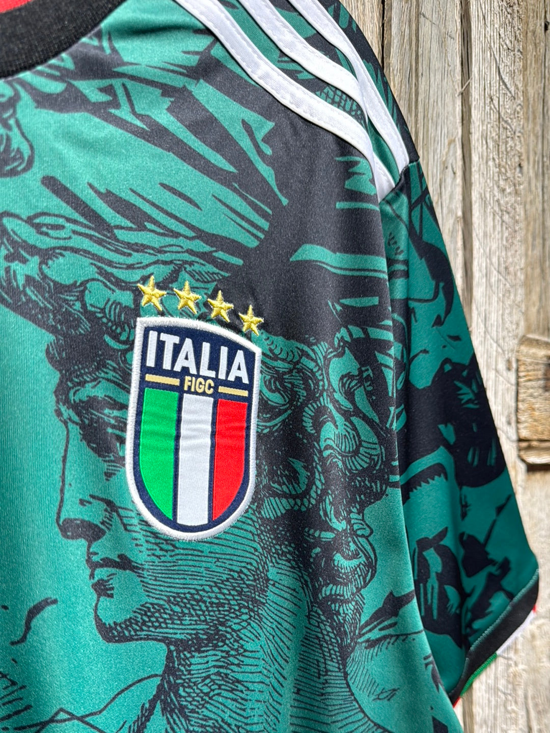 Adidas Green Italia Football Shirt