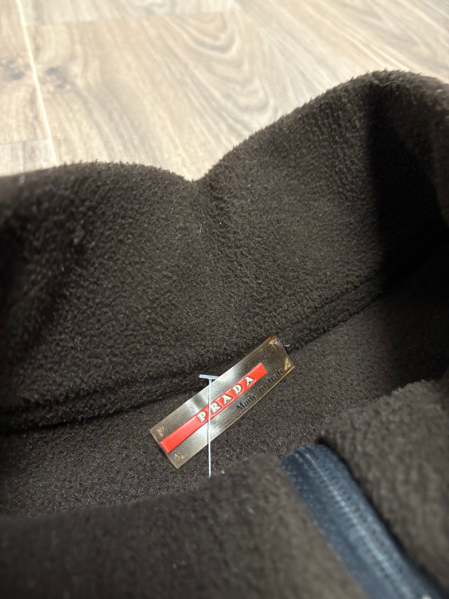 Vintage Prada Brown Zip Fleece