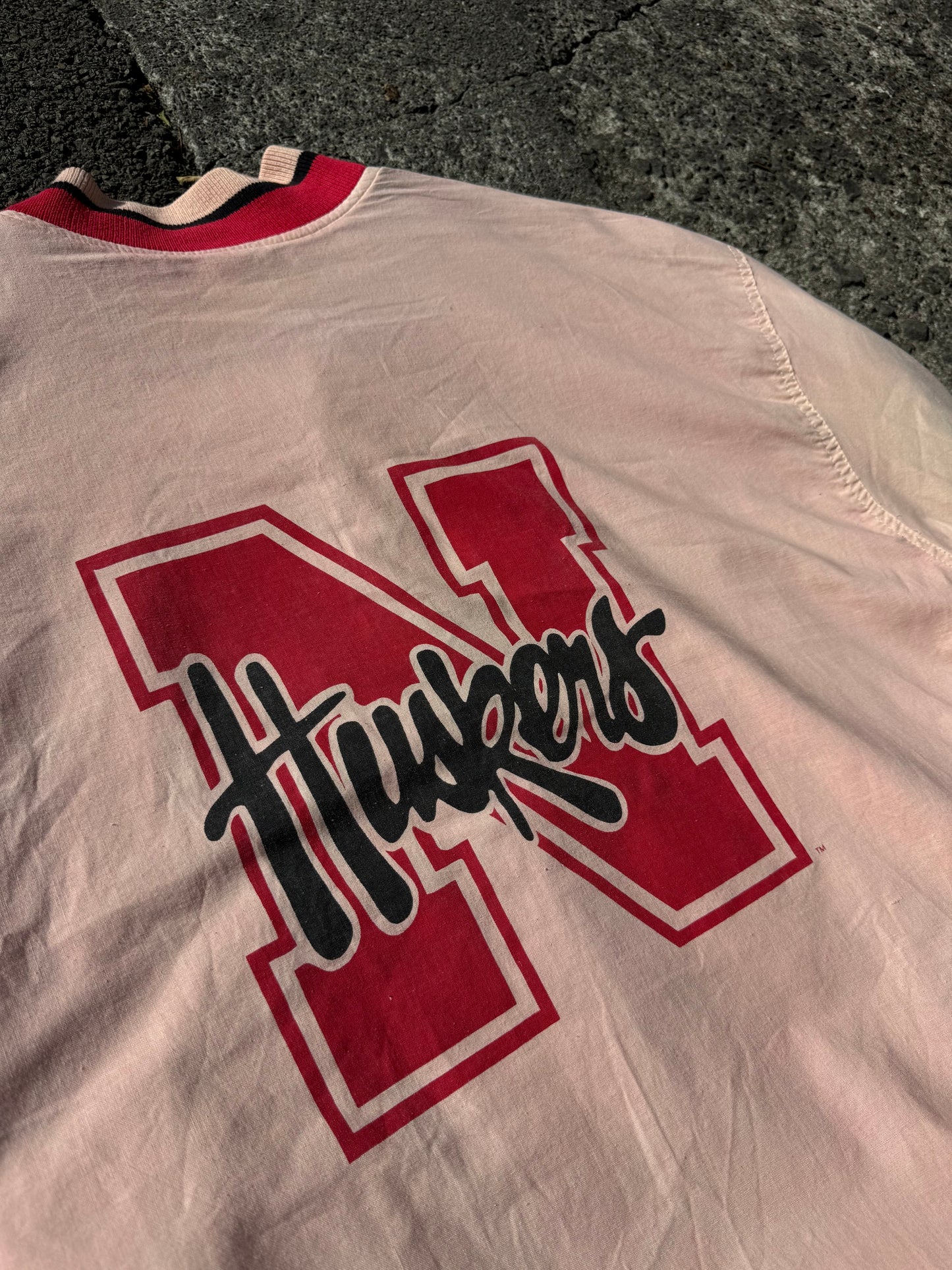 Vintage Nebraska Huskers Reversible Jacket