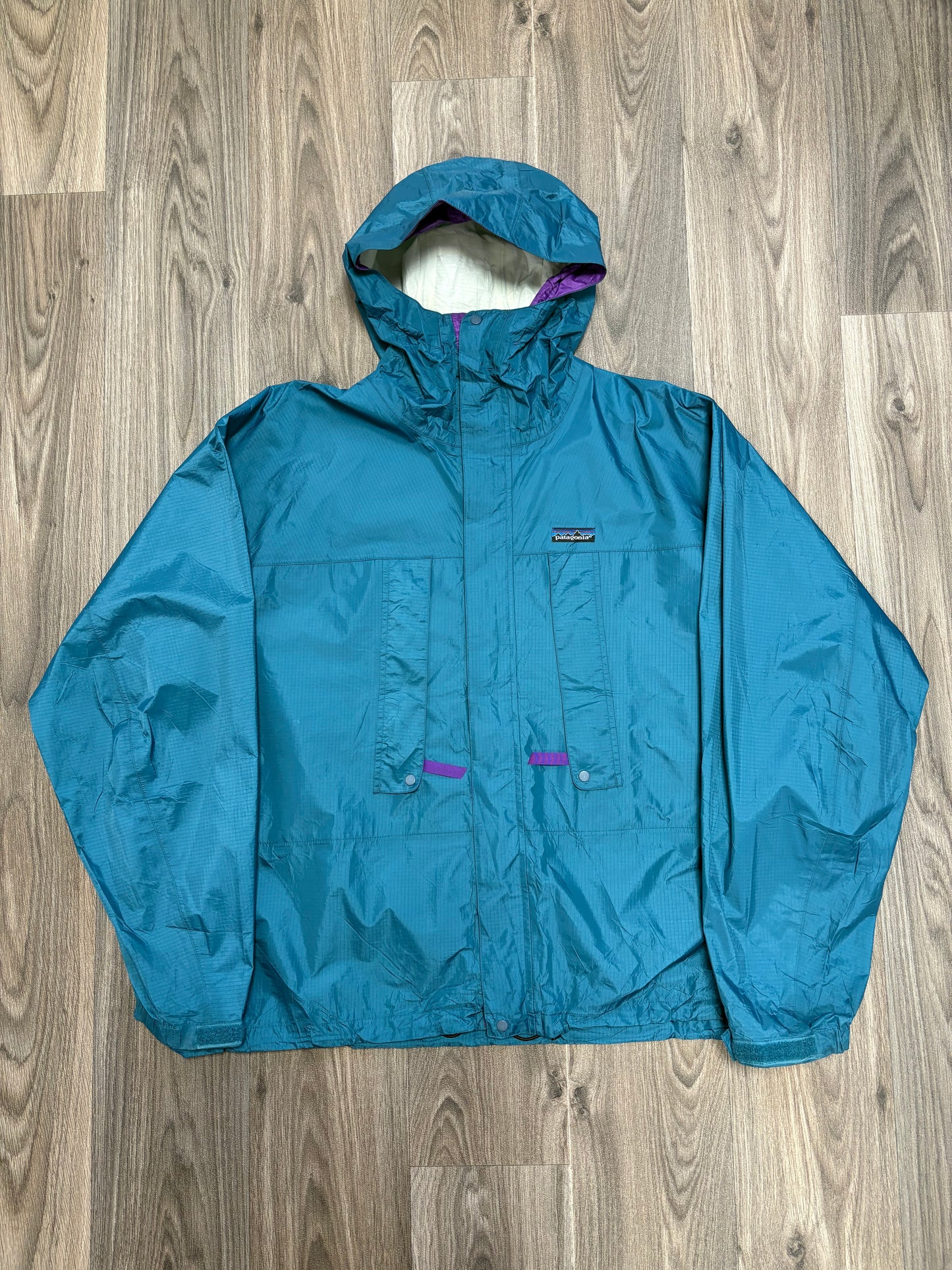 Patagonia Blue Rain Jacket