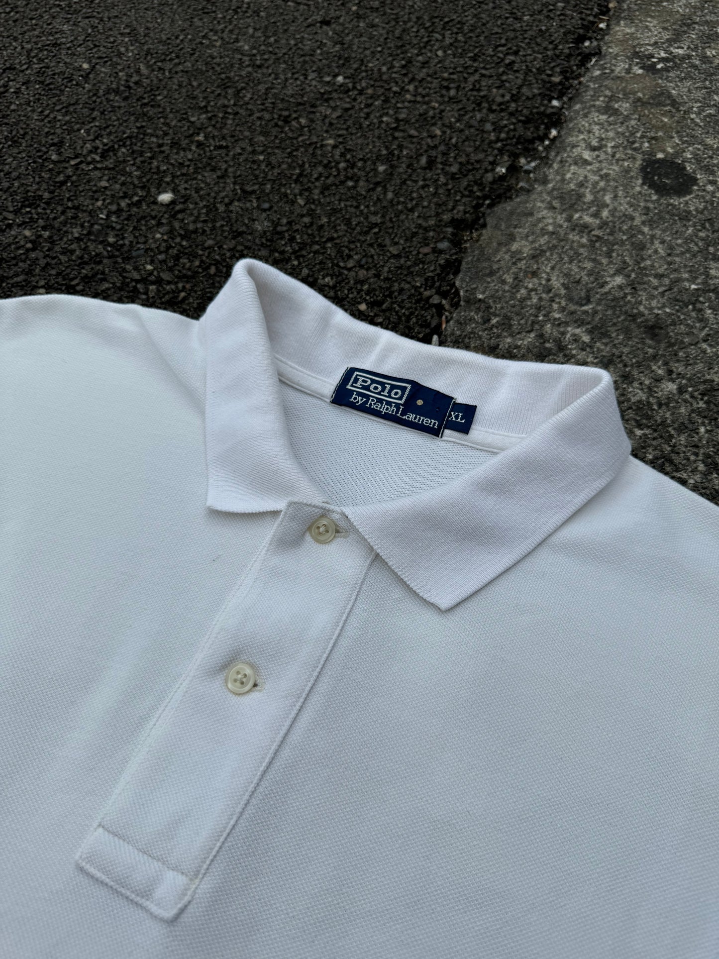 Vintage Polo Ralph Lauren Cream / Brown Polo