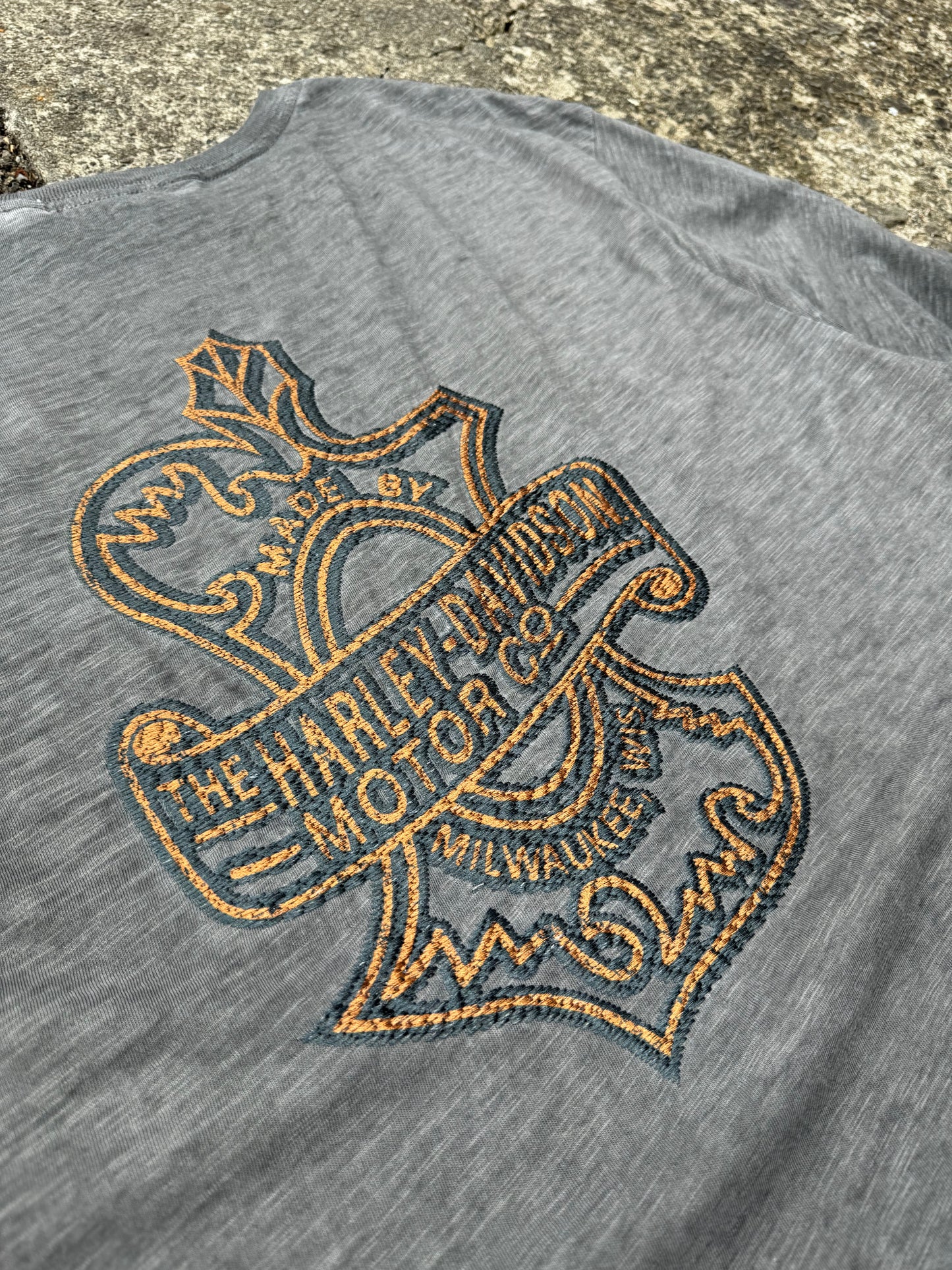 Grey Harley Davidson Tshirt