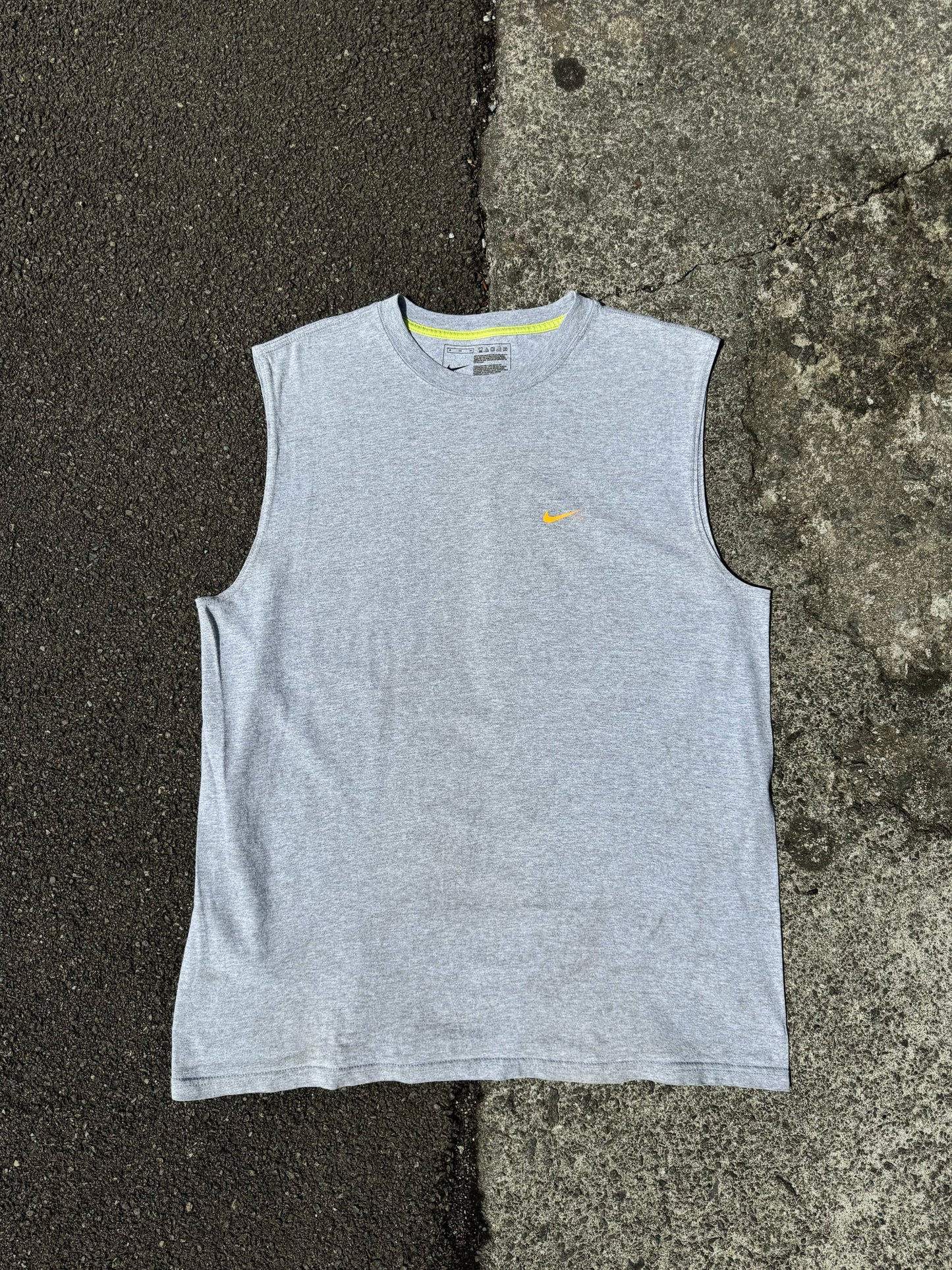 Vintage Grey Nike Swim “Just Do It” Vest