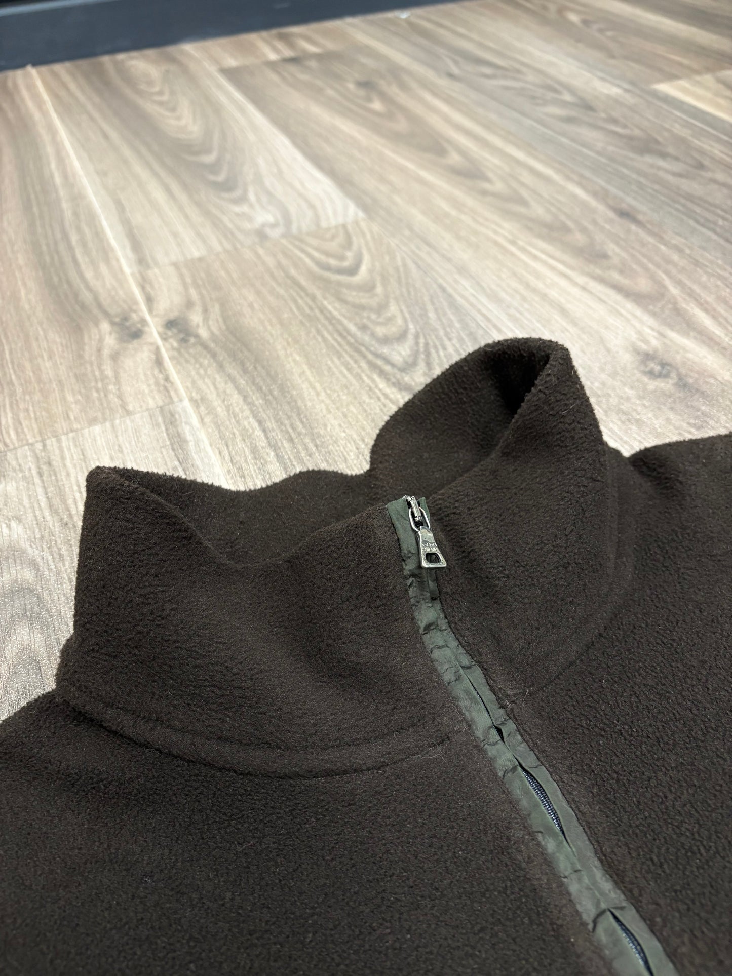 Vintage Prada Brown Zip Fleece