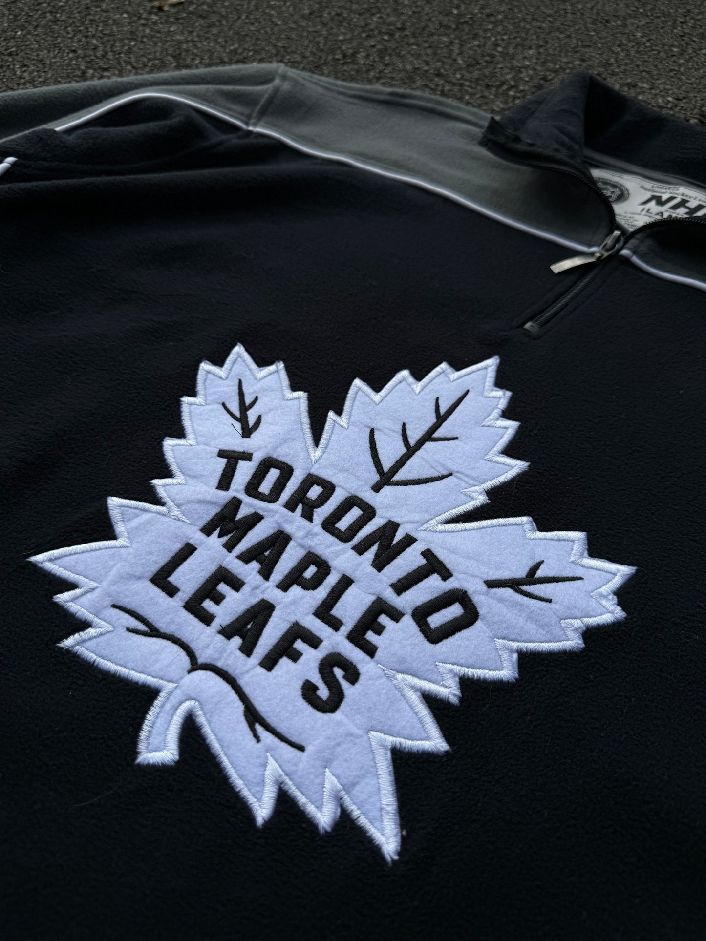 Vintage Toronto Maple Leafs NHL 1/4 Zip Jumper