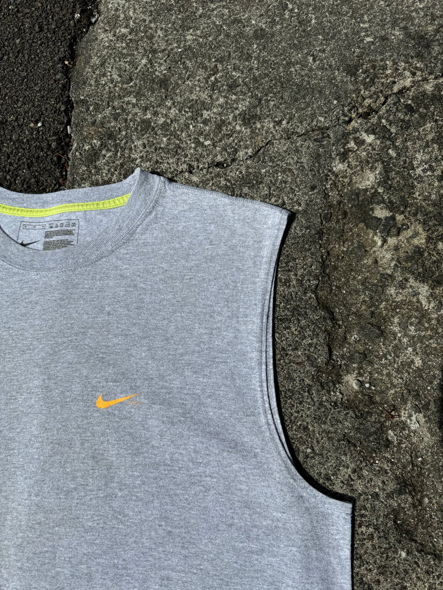 Vintage Grey Nike Swim “Just Do It” Vest