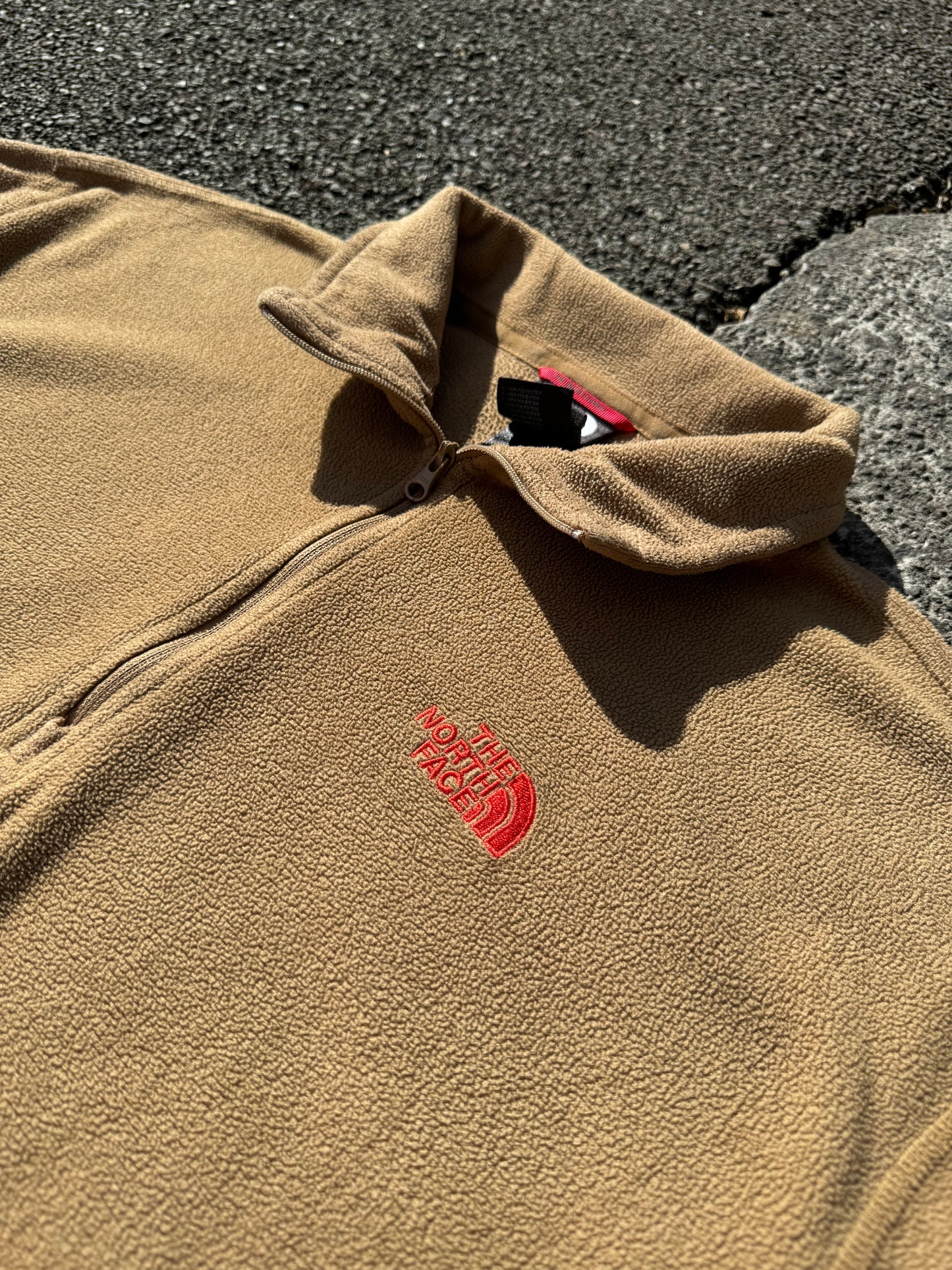 North Face Brown Lightweight Polartec Fleece