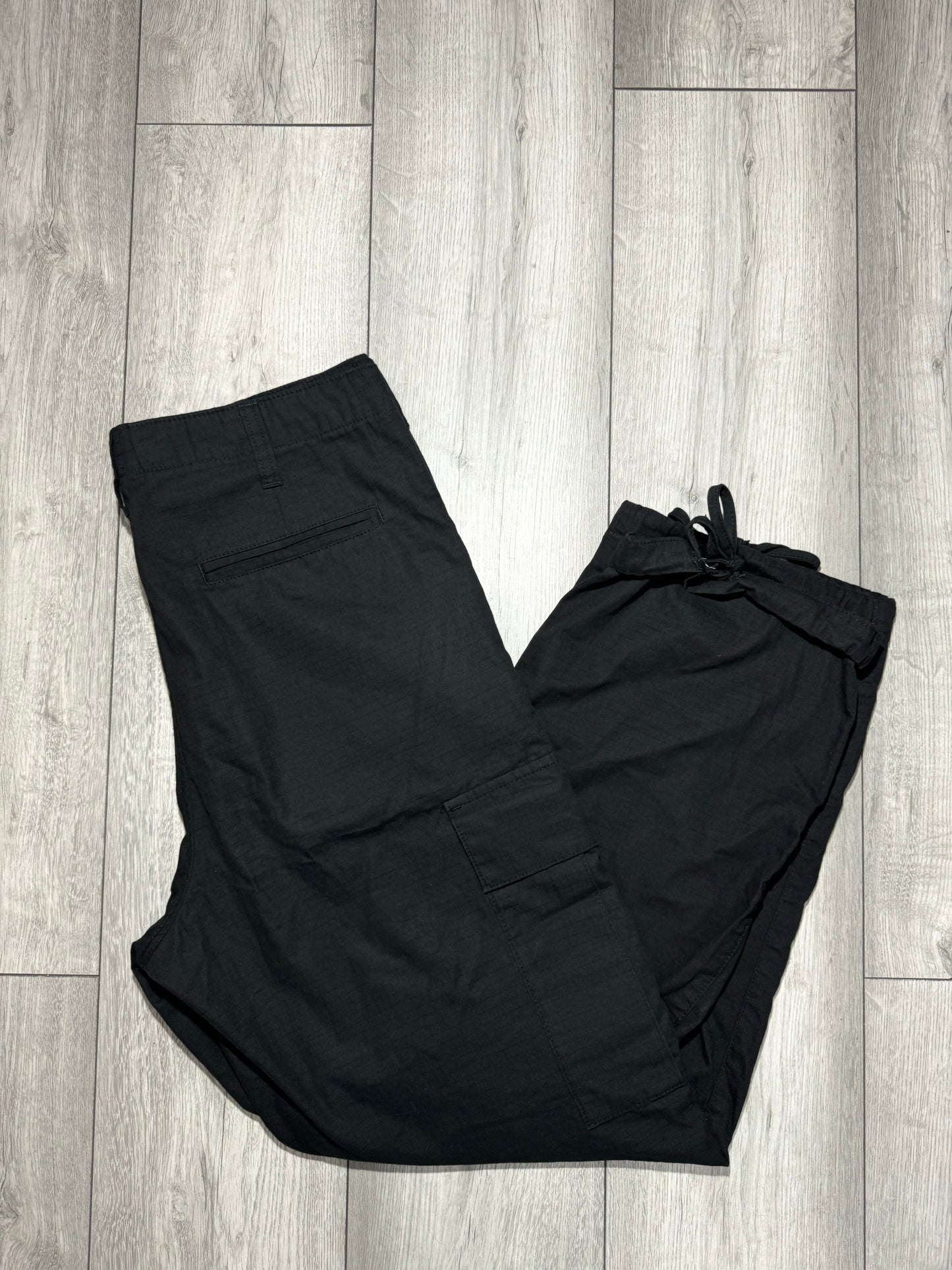 Black Urban Outfitters Loom Cargos