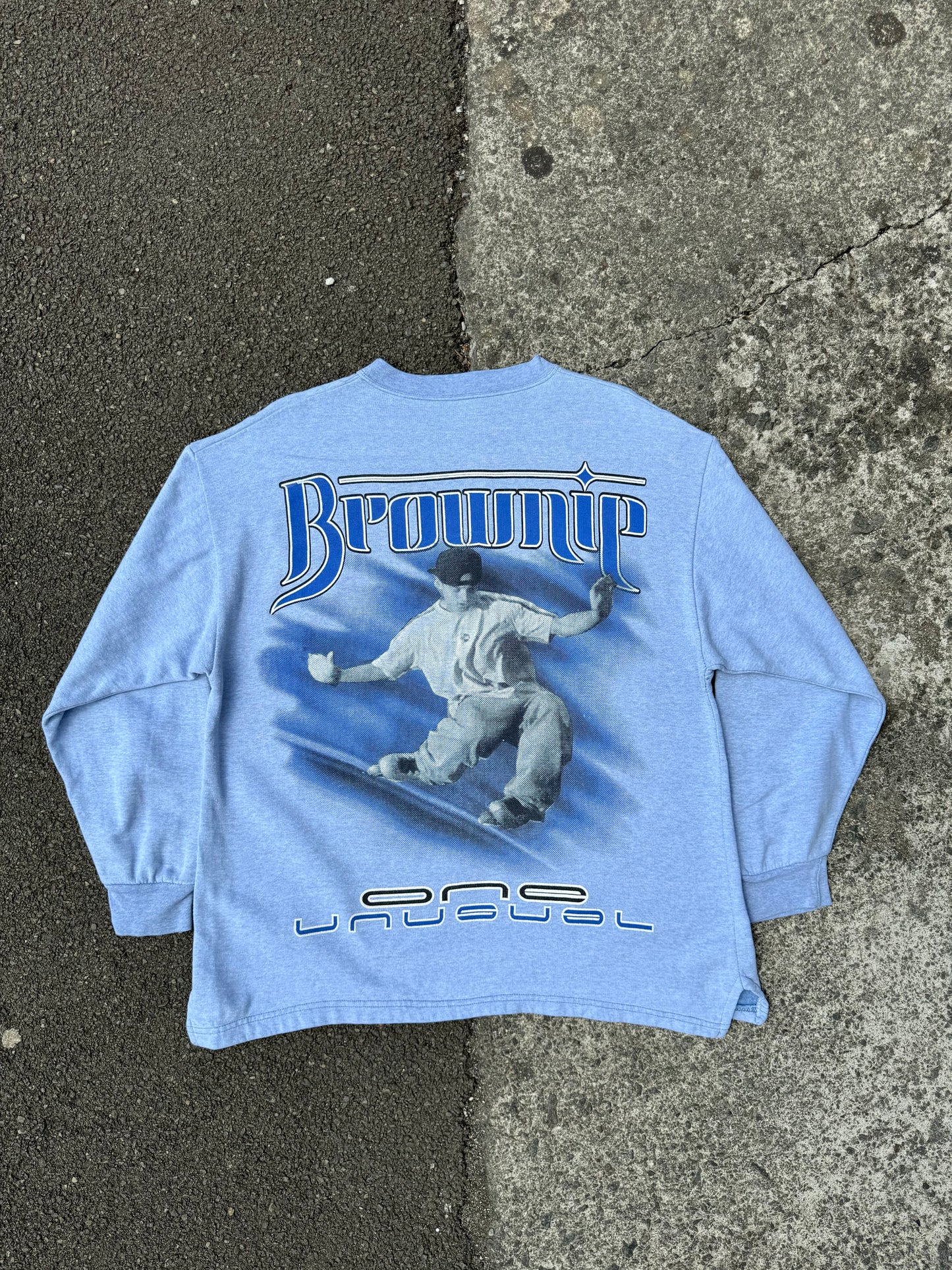 Blue Unusual One Brownie Sweatshirt