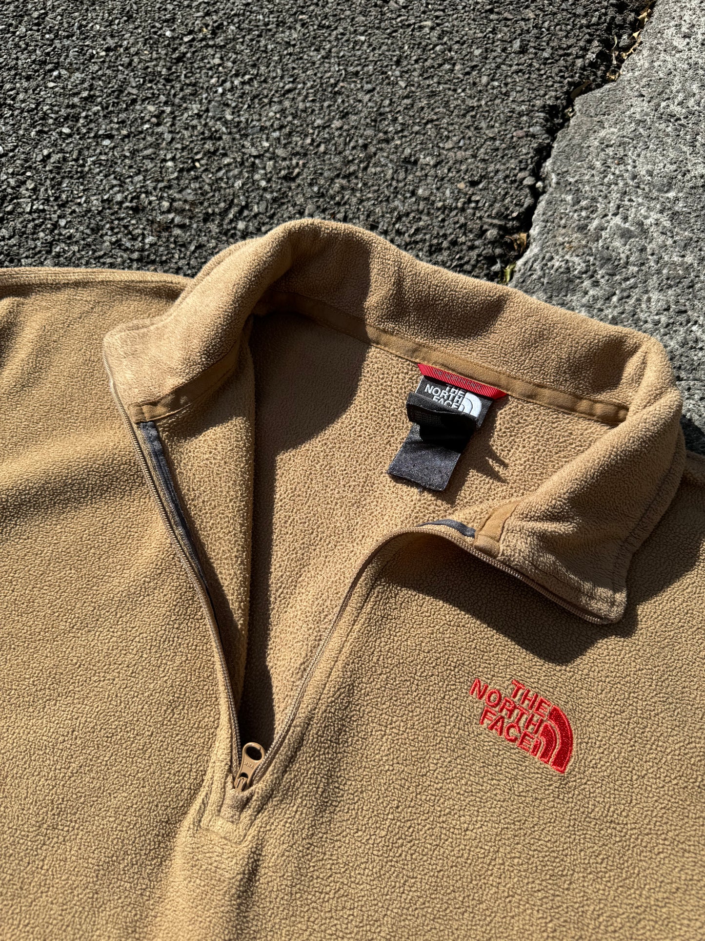 North Face Brown Lightweight Polartec Fleece