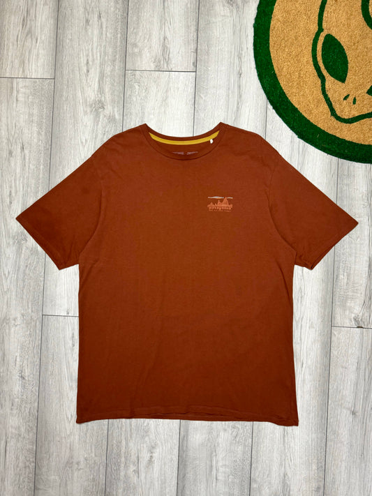 Brown Patagonia Logo Tshirt