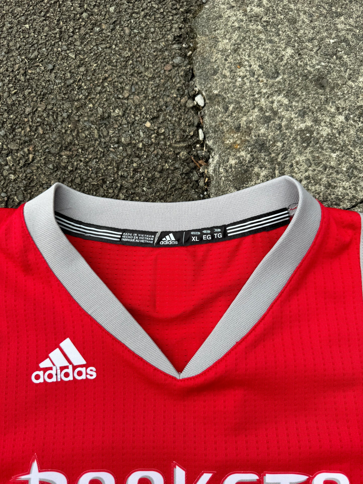 Red Adidas Rockets Harden NBA Jersey