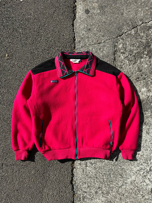 Vintage Cherry Columbia Fleece Jacket