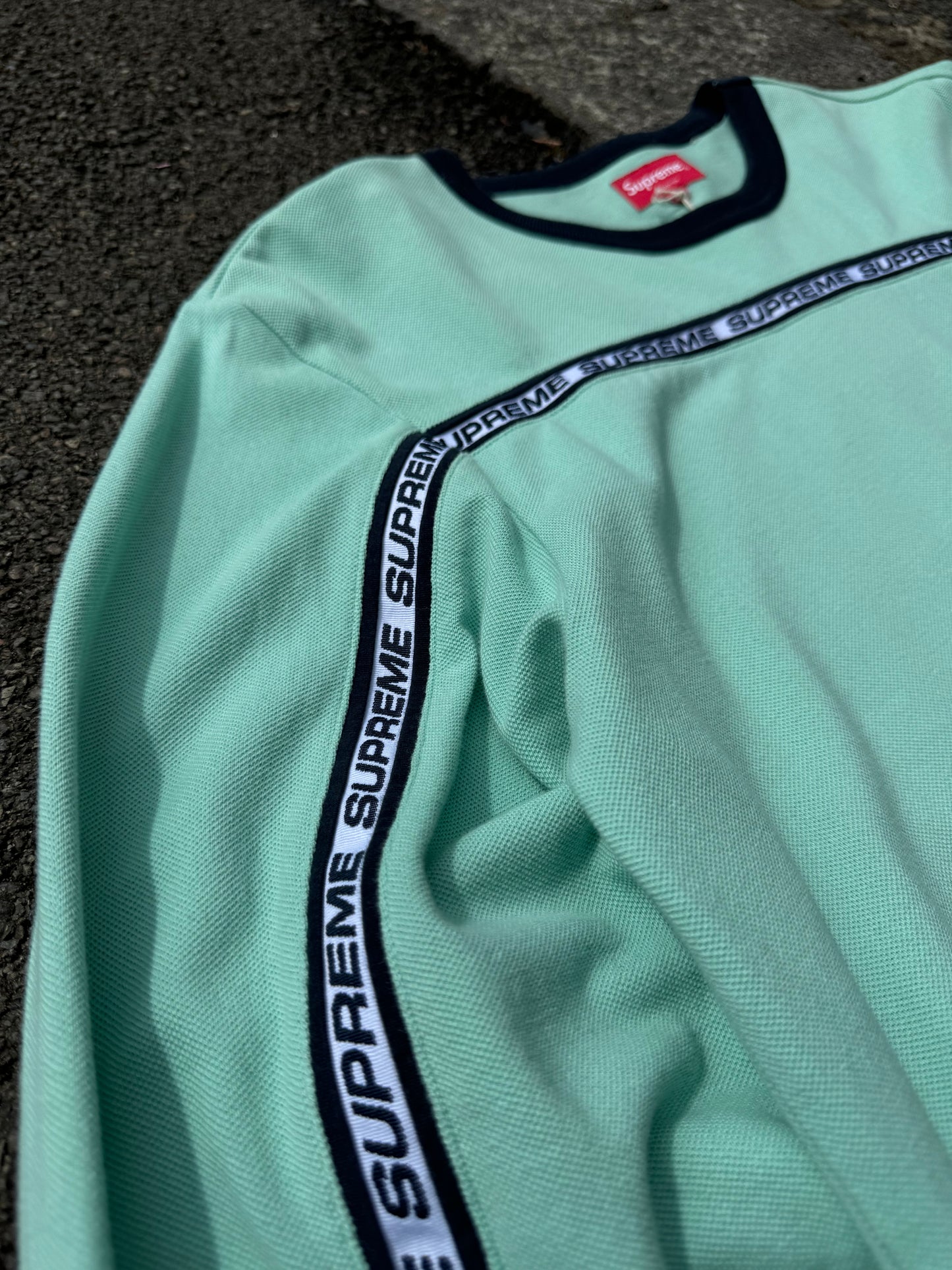 Supreme Aqua Blue Longsleeve Top