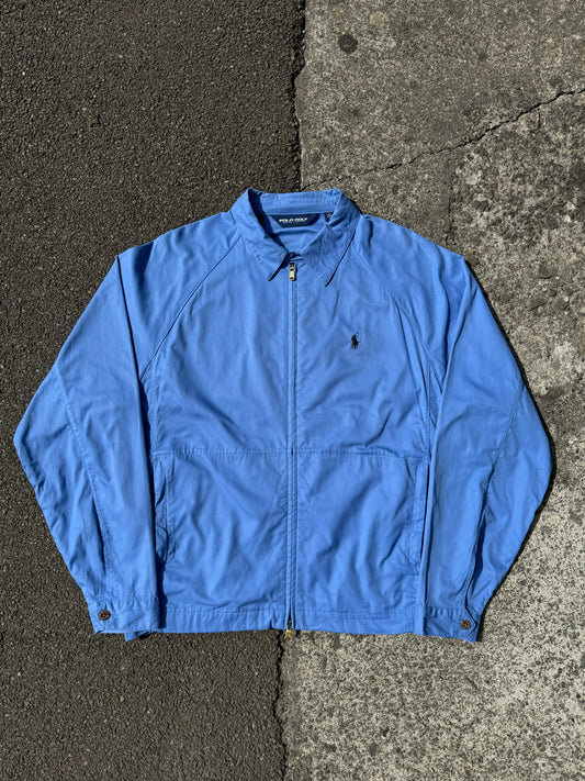 Vintage Ralph Lauren Blue Golf Bomber Jacket