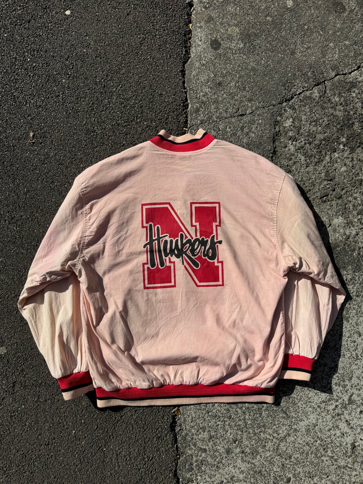 Vintage Nebraska Huskers Reversible Jacket