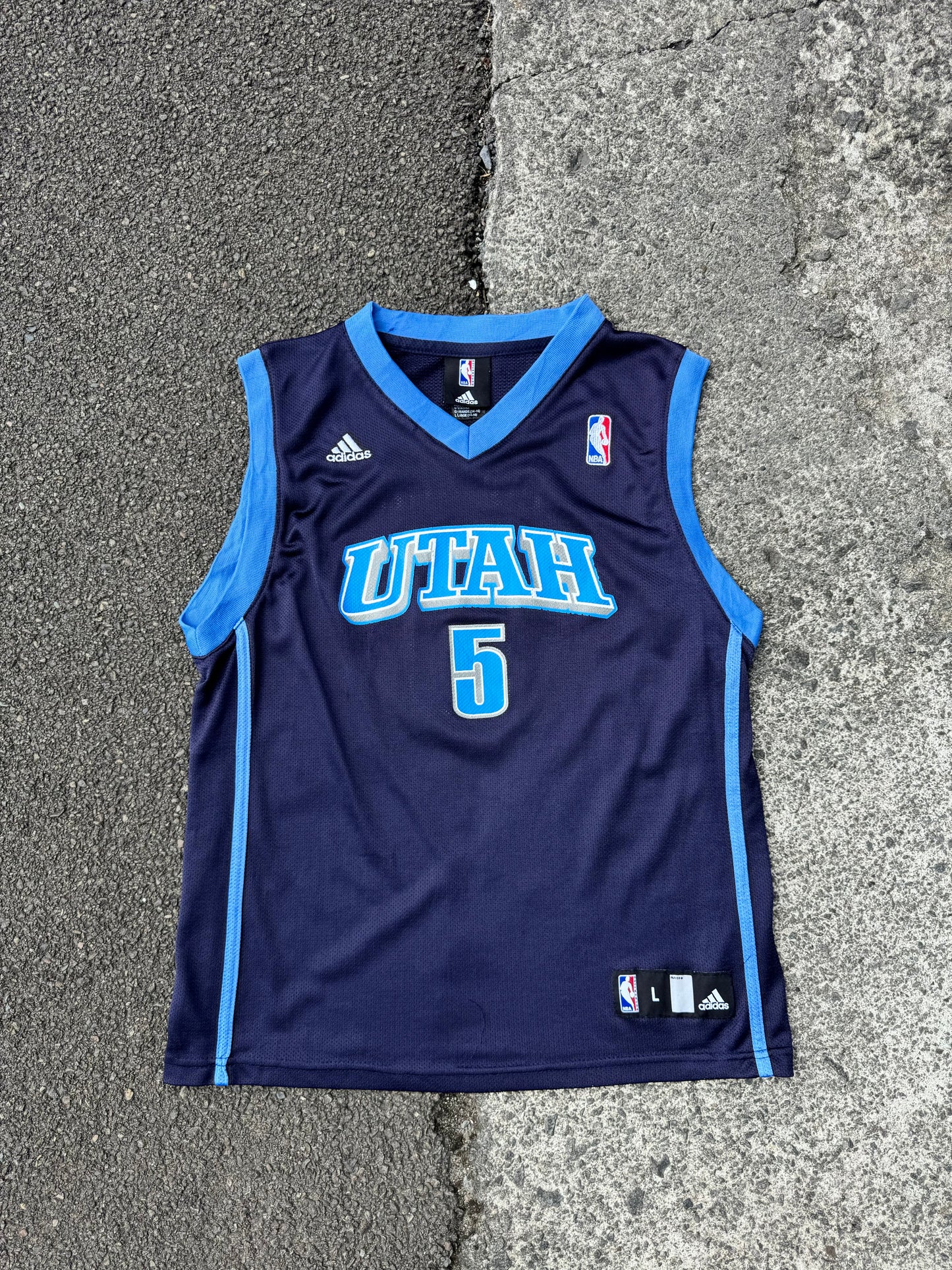 Adidas Utah Carlos Boozer NBA Jersey