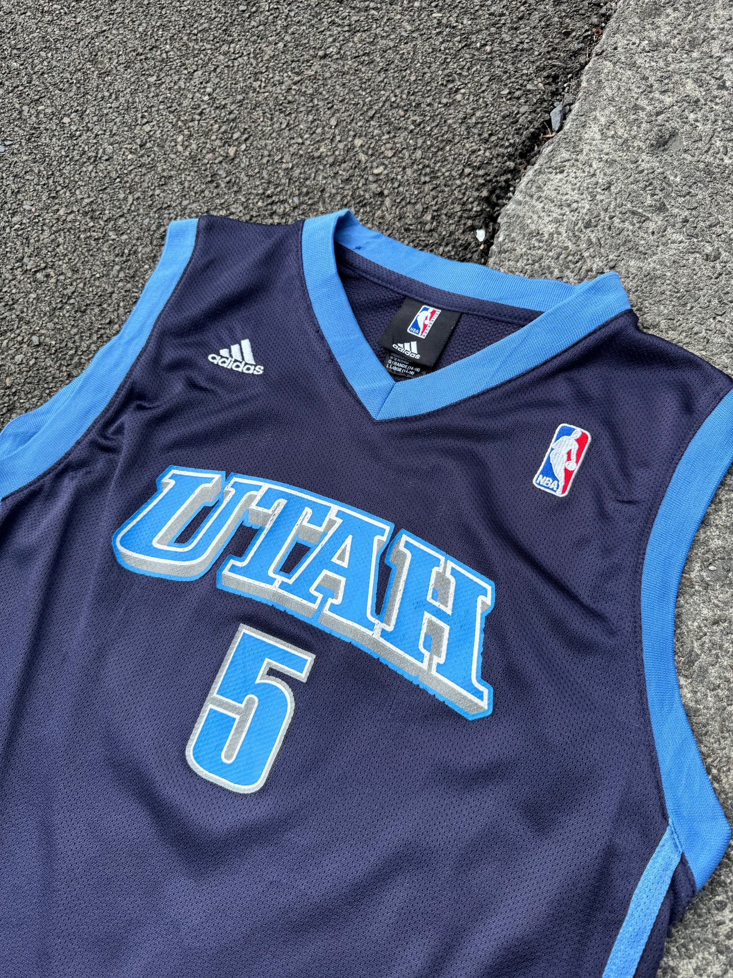 Adidas Utah Carlos Boozer NBA Jersey