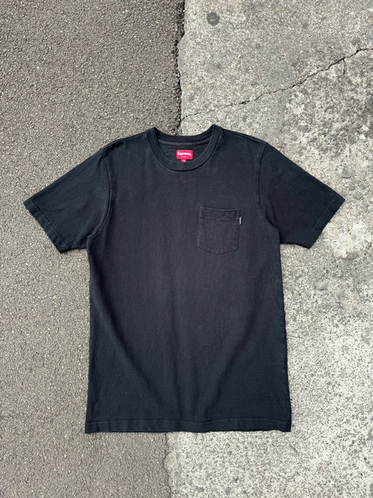 Supreme Black Pocket Tee