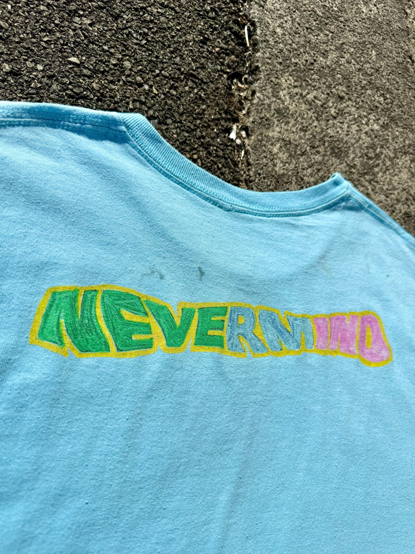 Light Blue Nirvana Nevermind Tshirt