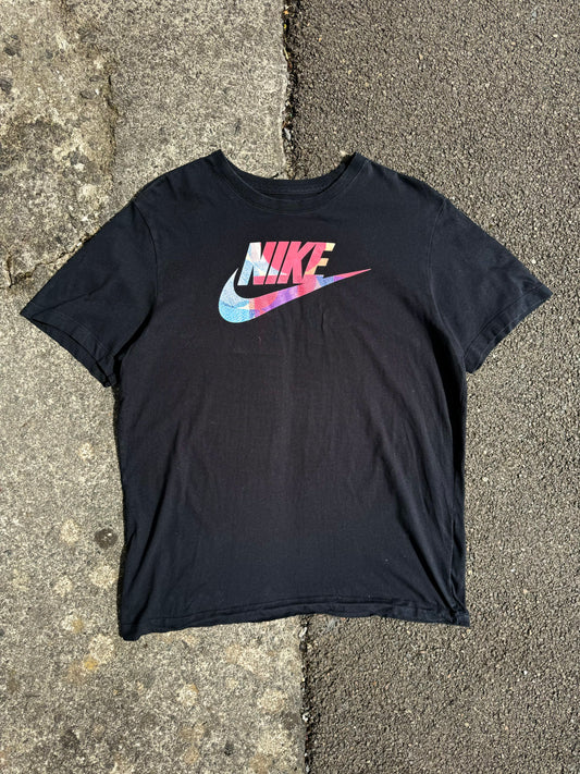 Black Nike Multicolour Logo Tee