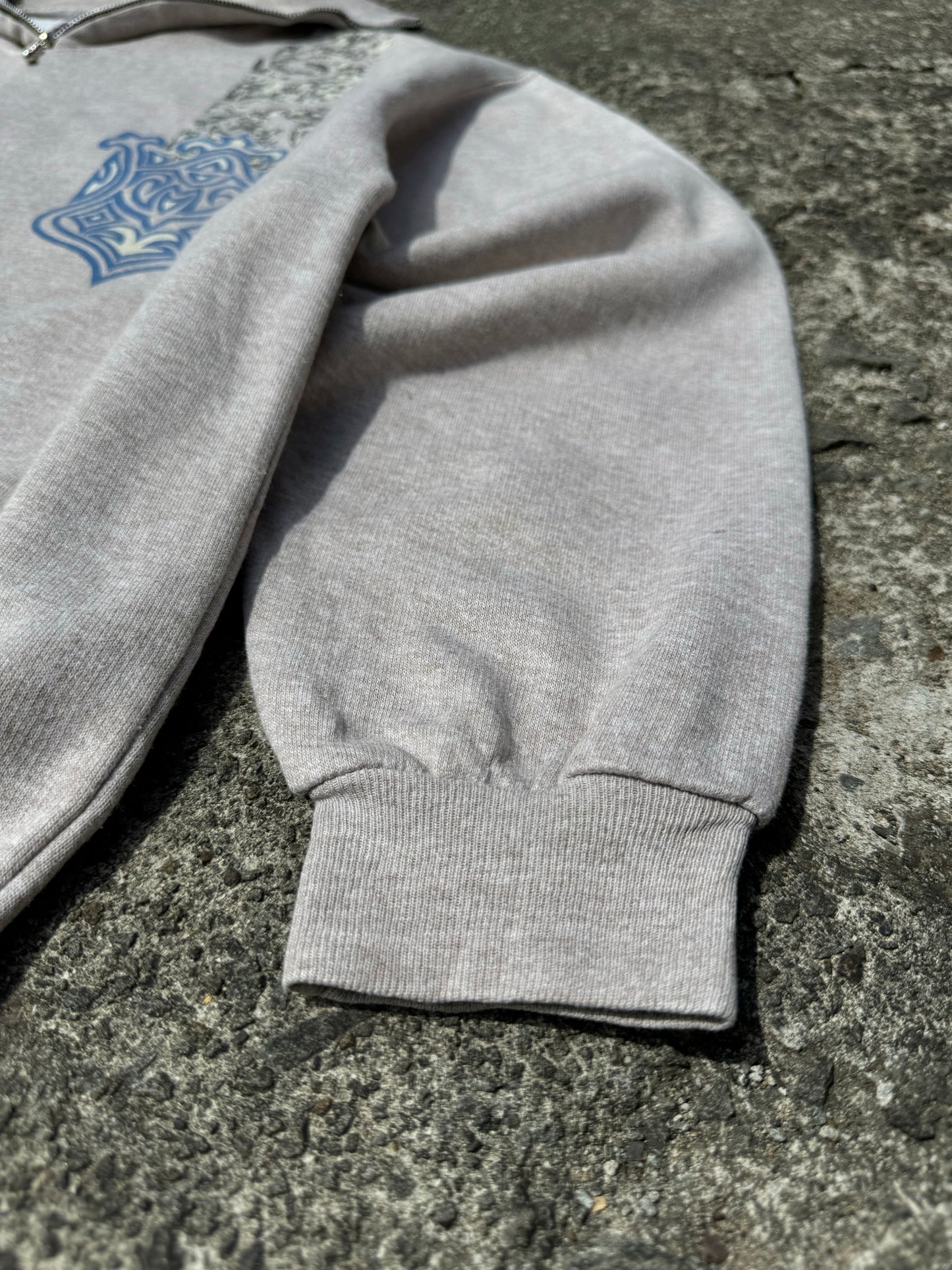 Vintage Surf 1/4 Zip Sweat - Oat