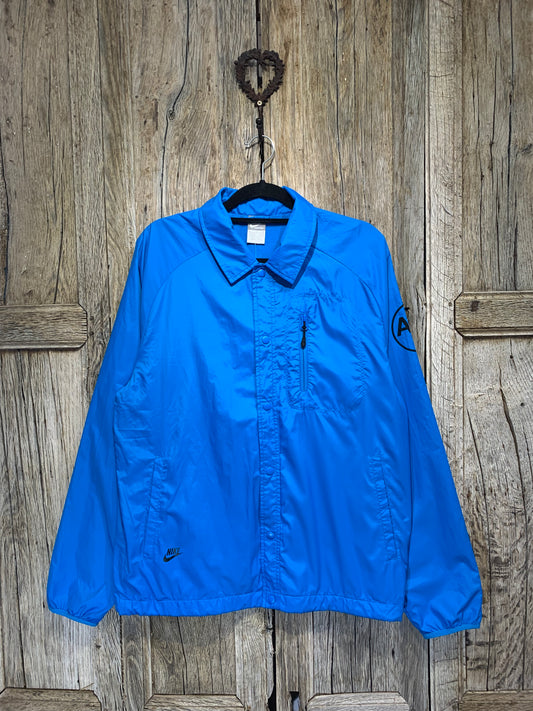 Vintage Blue Nike AW10 Coach Jacket