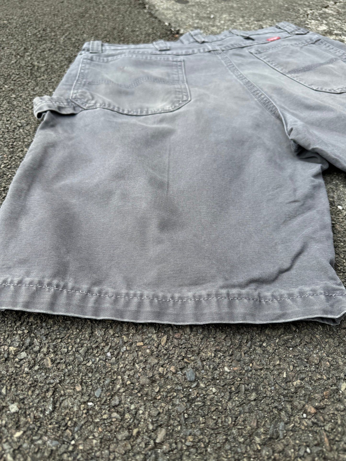 Grey Wrangler Carpenter Shorts