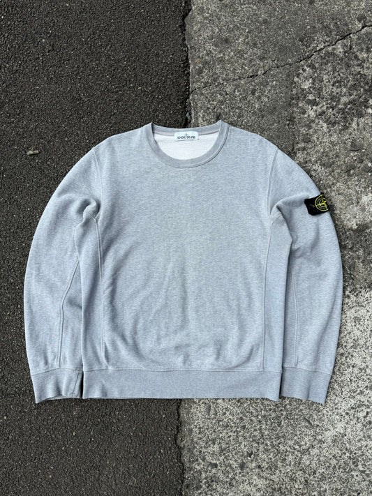 Stone Island Grey Badge Sweatshirt