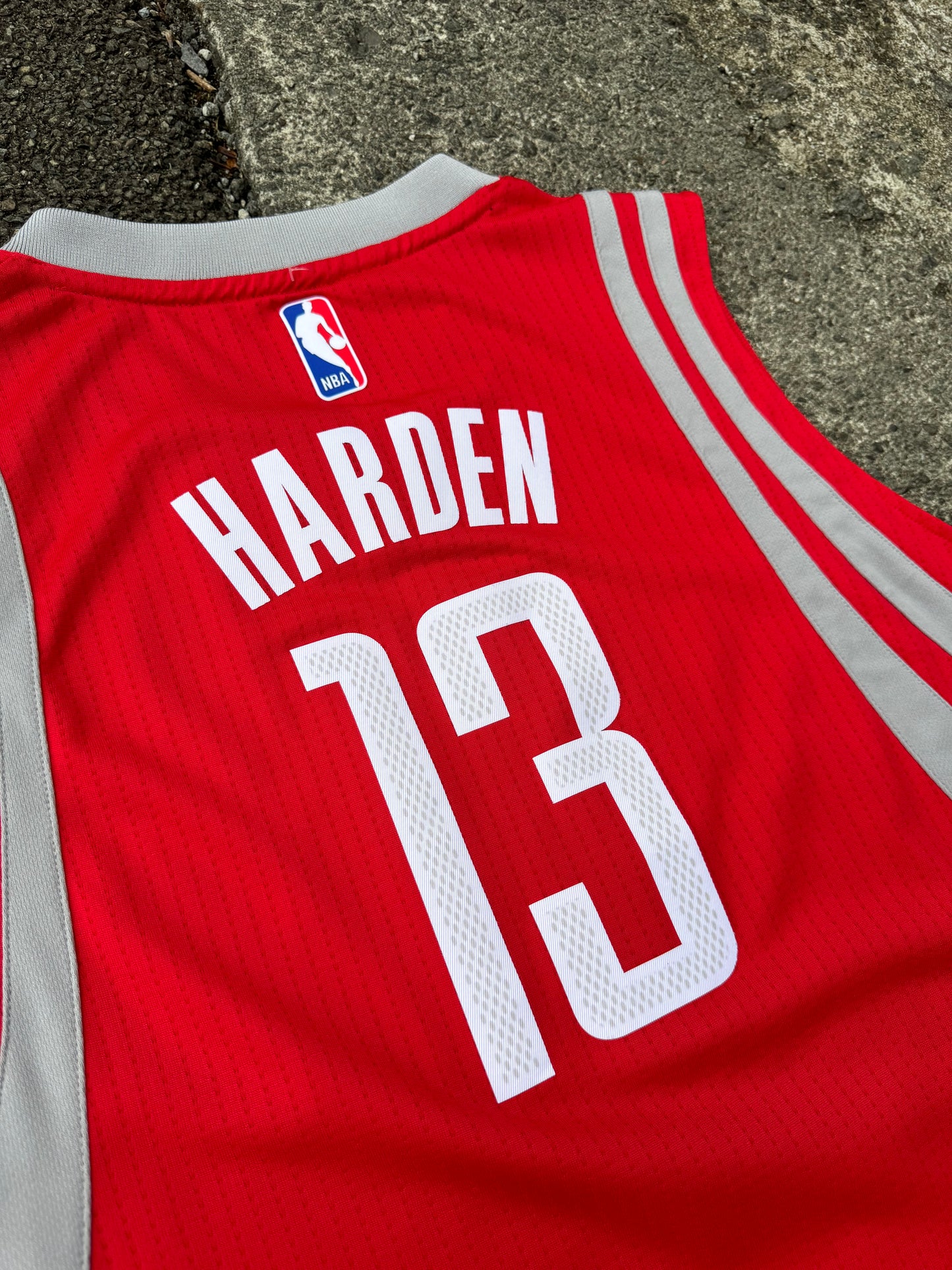 Red Adidas Rockets Harden NBA Jersey