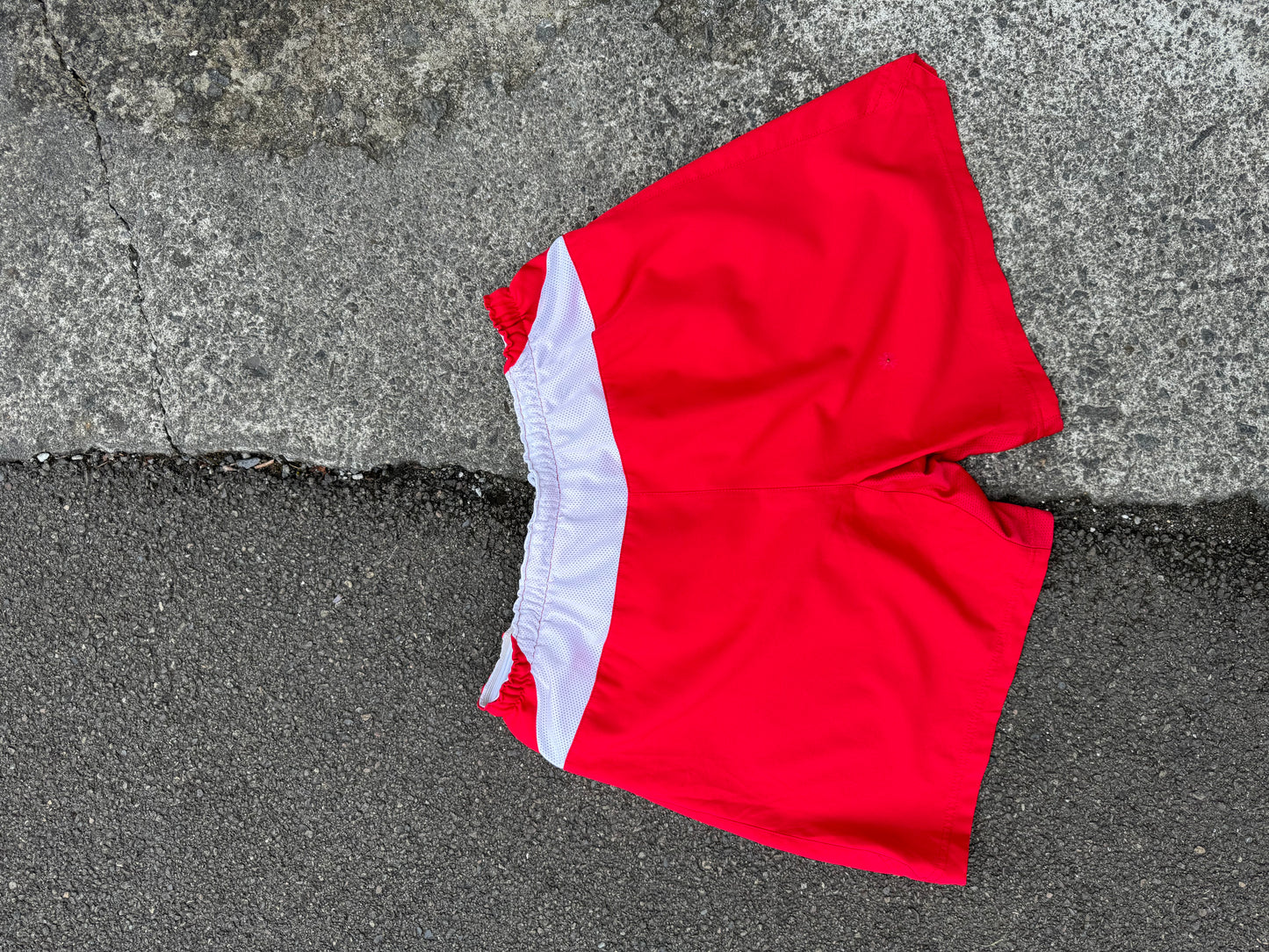 Red Nike T90 Football Shorts