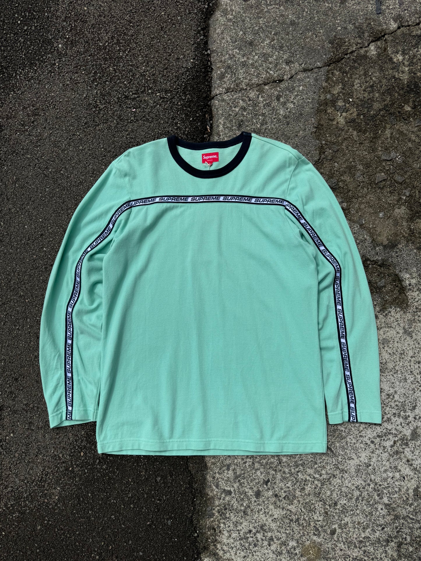 Supreme Aqua Blue Longsleeve Top