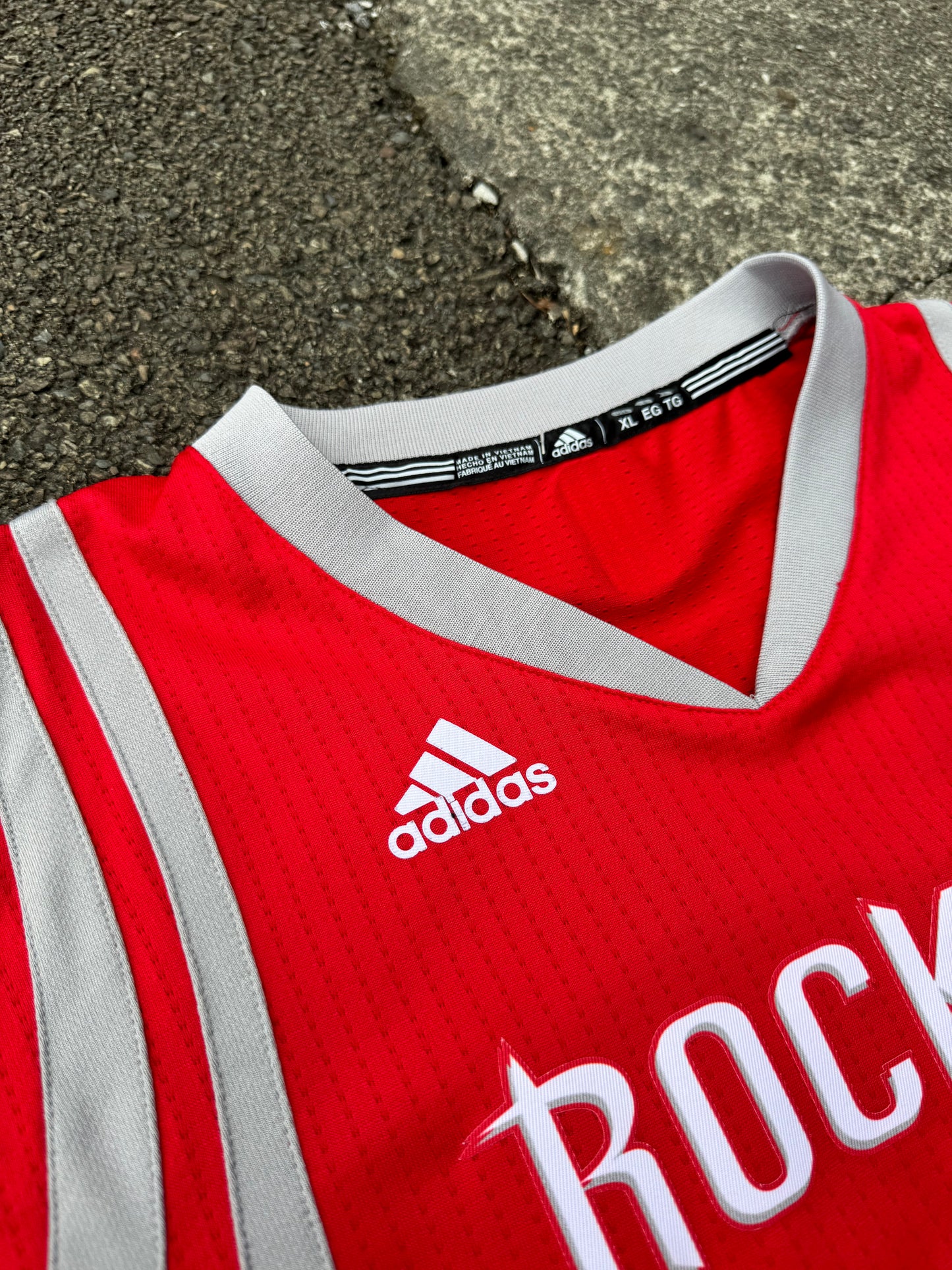 Red Adidas Rockets Harden NBA Jersey