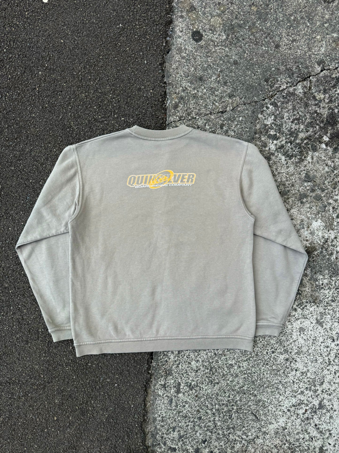 Beige Quicksilver Boarding Sweatshirt