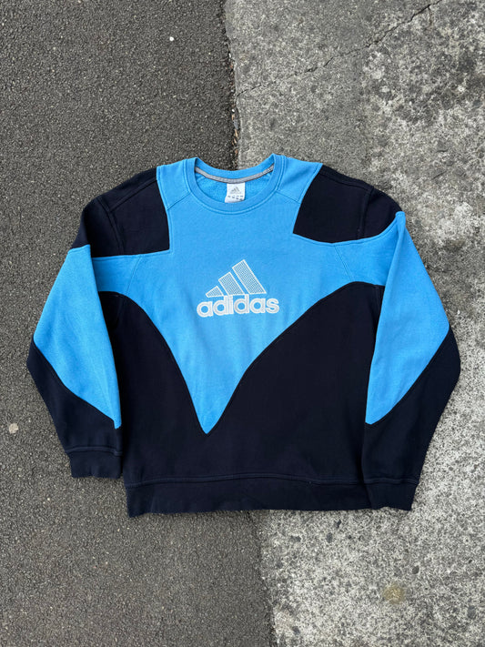 Vintage Reworked Adidas Sweatshirt - Blue / Navy