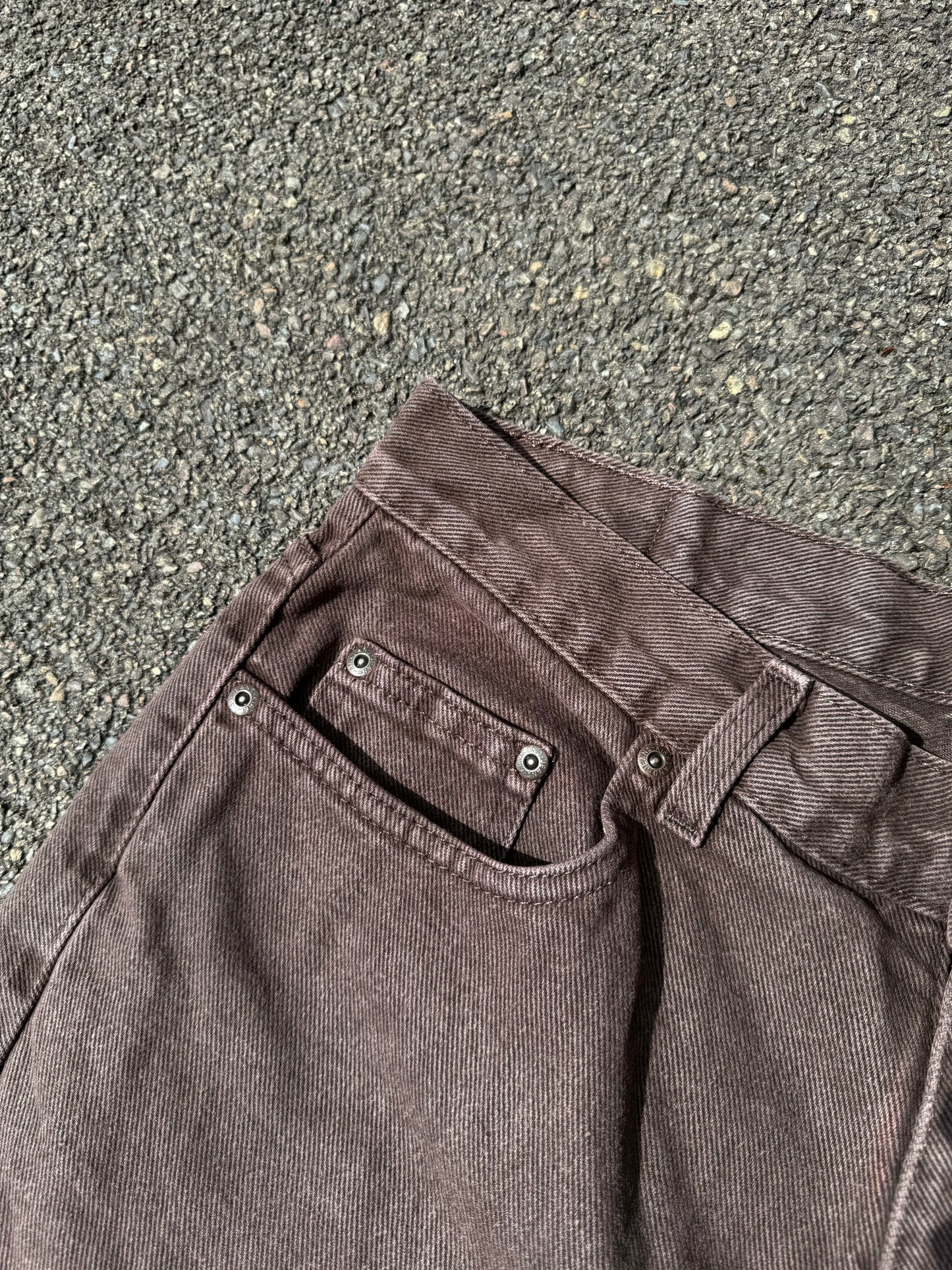 Brown Kirkland Denim Jorts