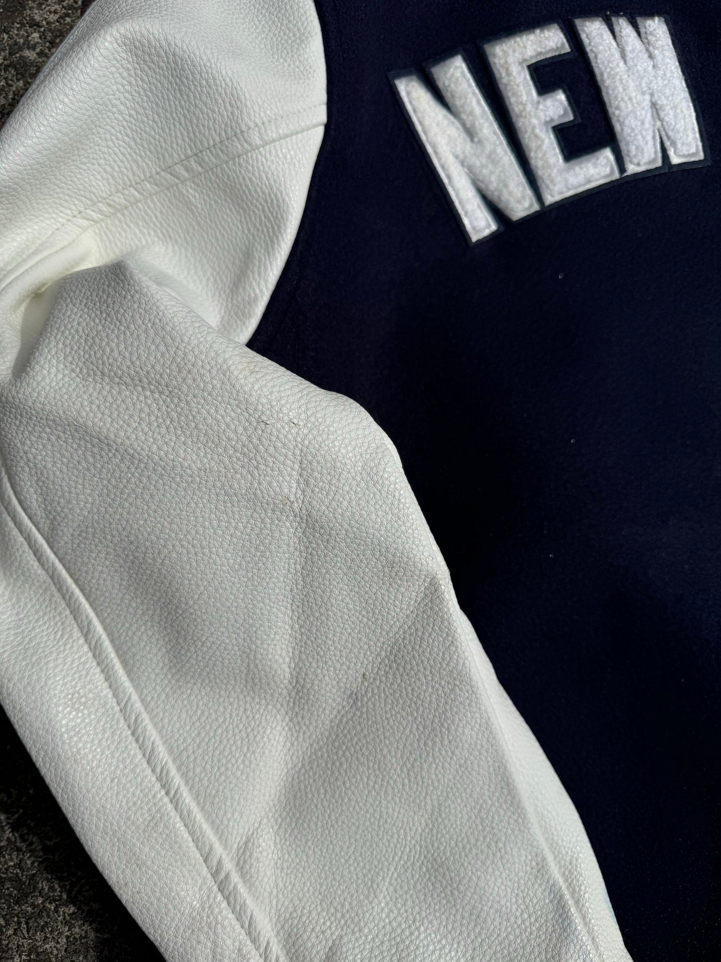 New York Yankees Leather Varsity Jacket