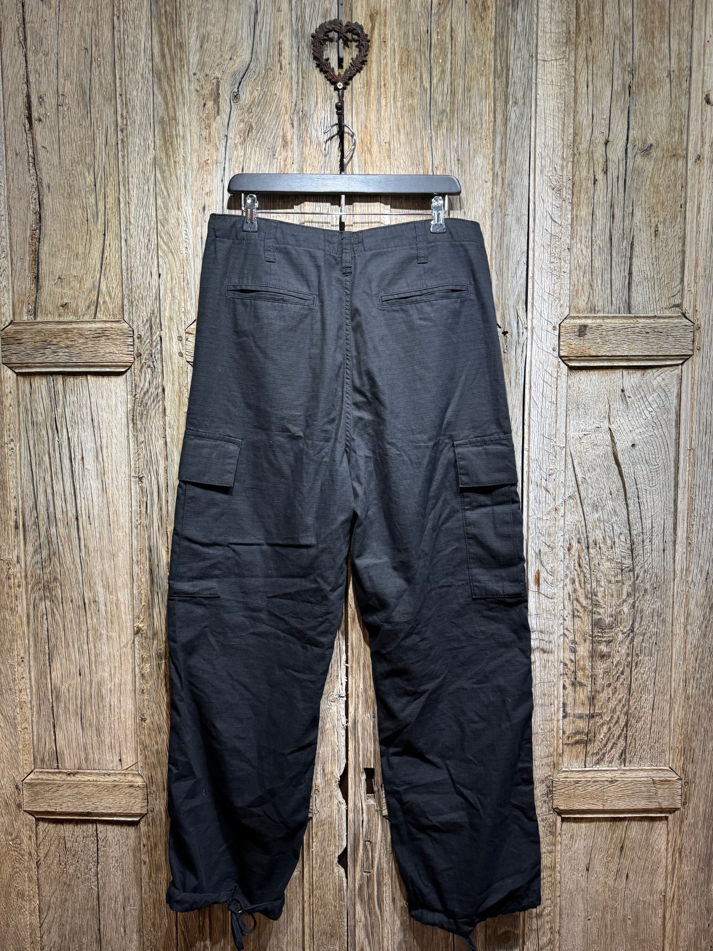 Black Urban Outfitters Loom Cargos