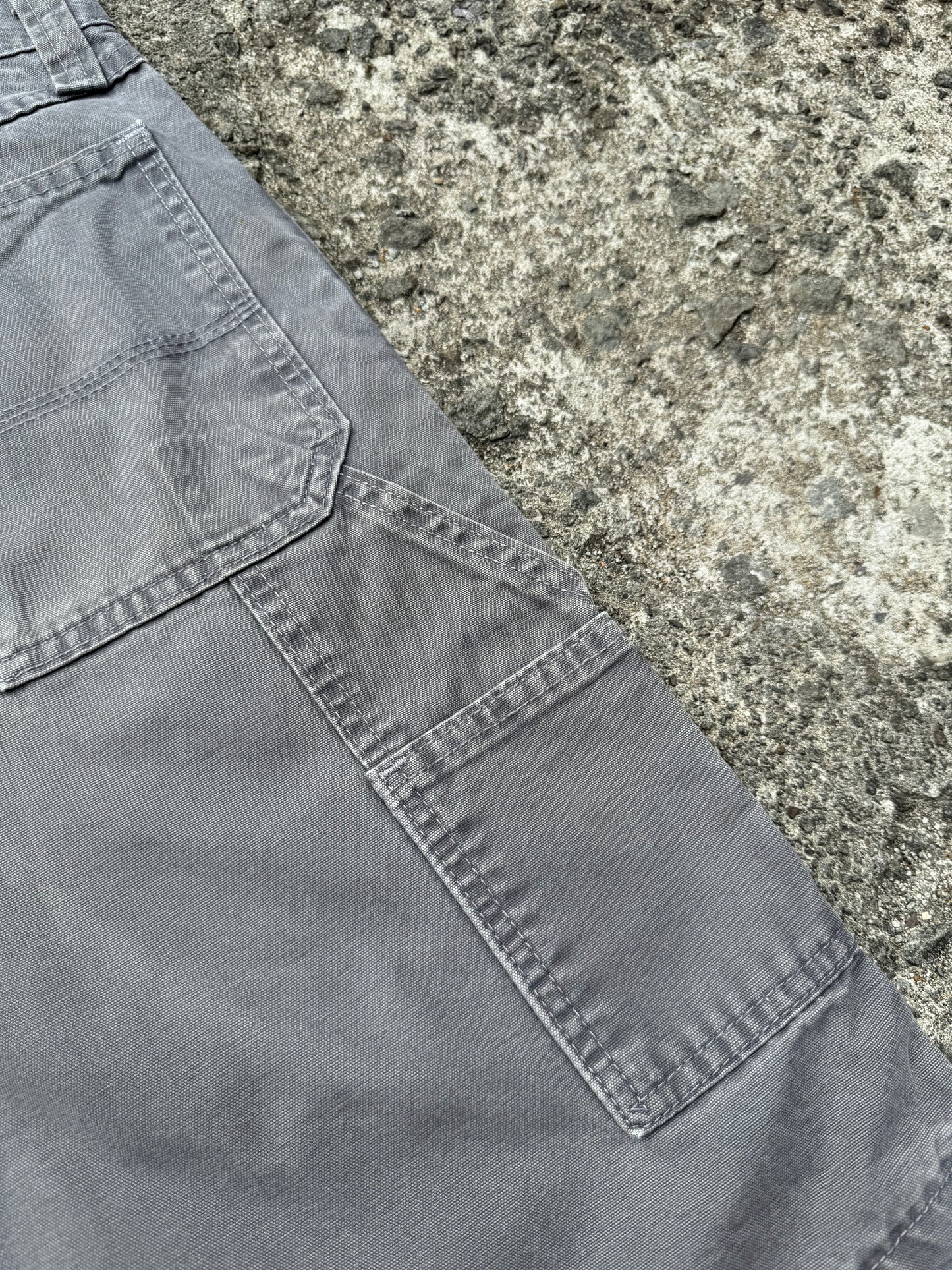 Grey Wrangler Carpenter Shorts