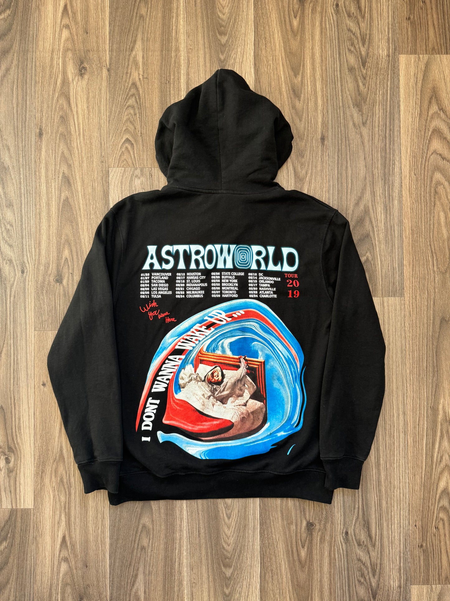 Travis Scott “I Don’t Wanna Wake Up” Astroworld Tour Hoodie