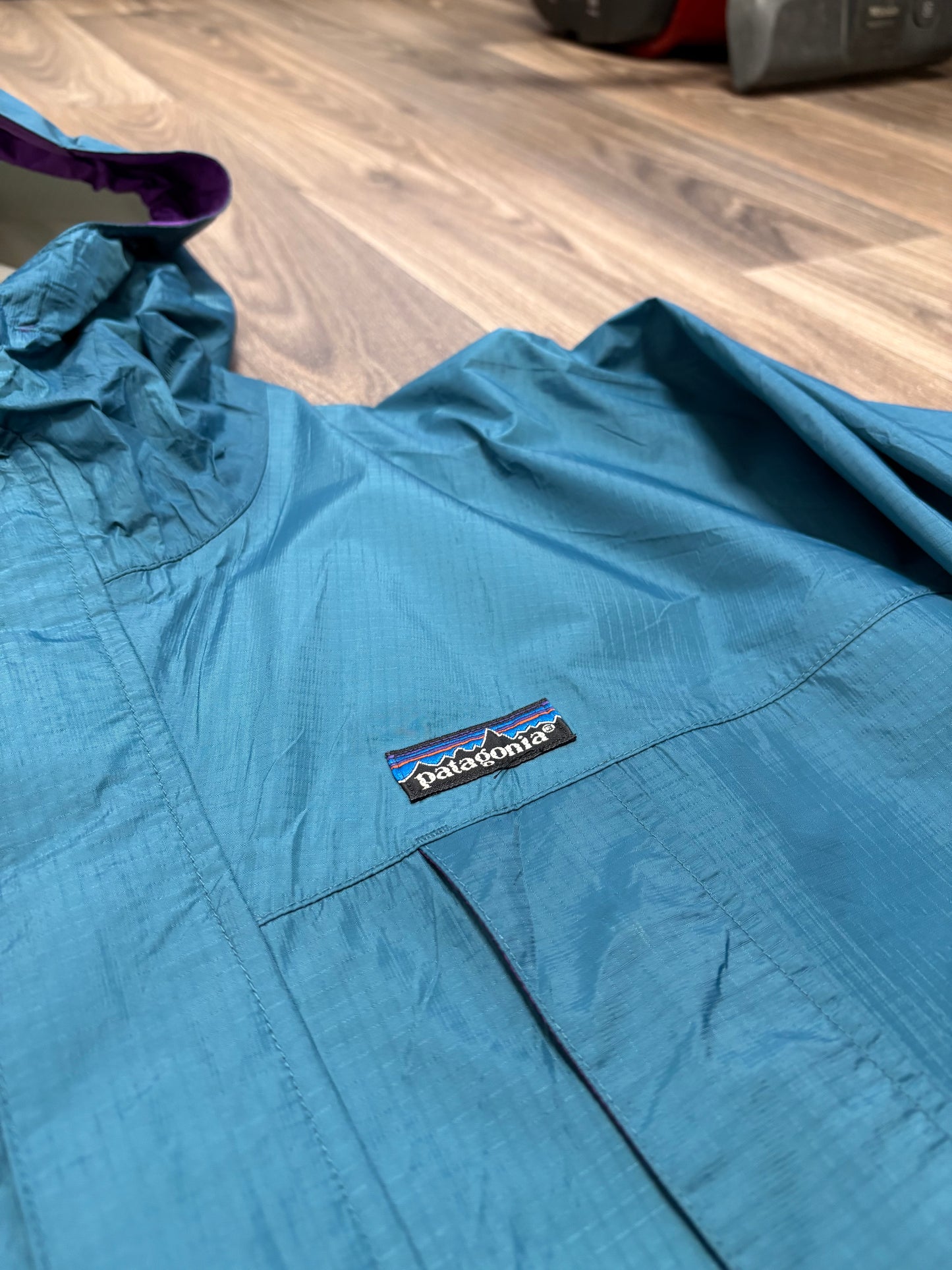 Patagonia Blue Rain Jacket