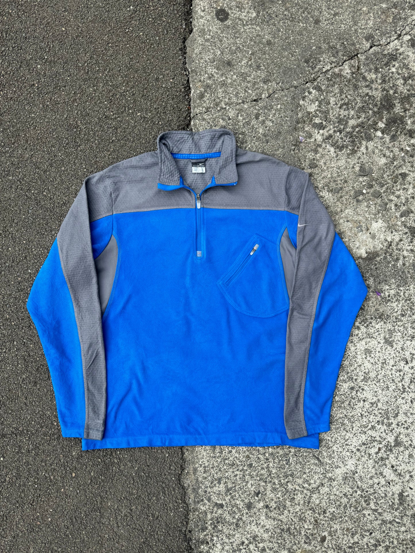 Nike Blue Sphere Thermal 1/4 Zip Fleece