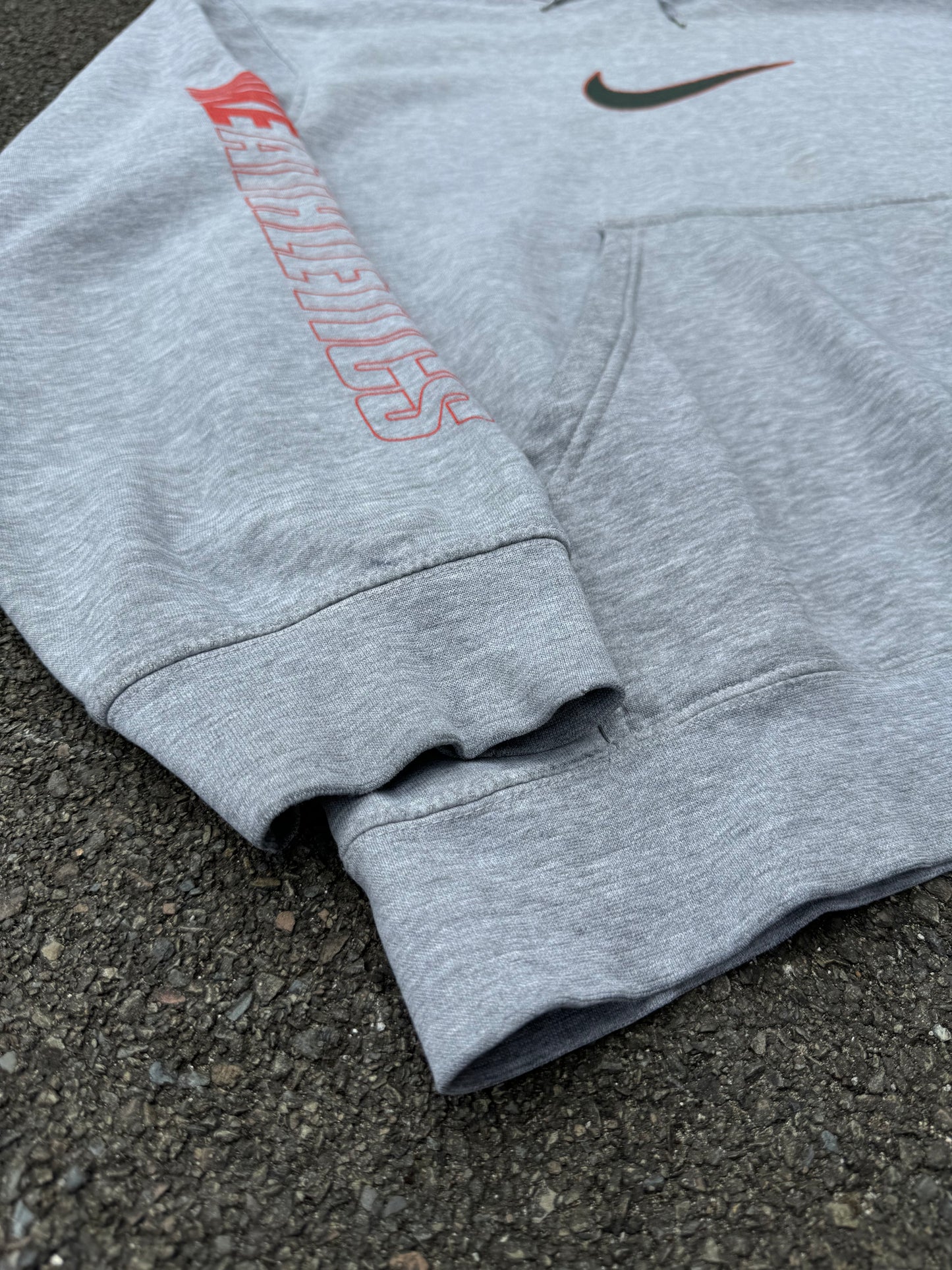 Vintage Grey Nike Athletic Hoodie