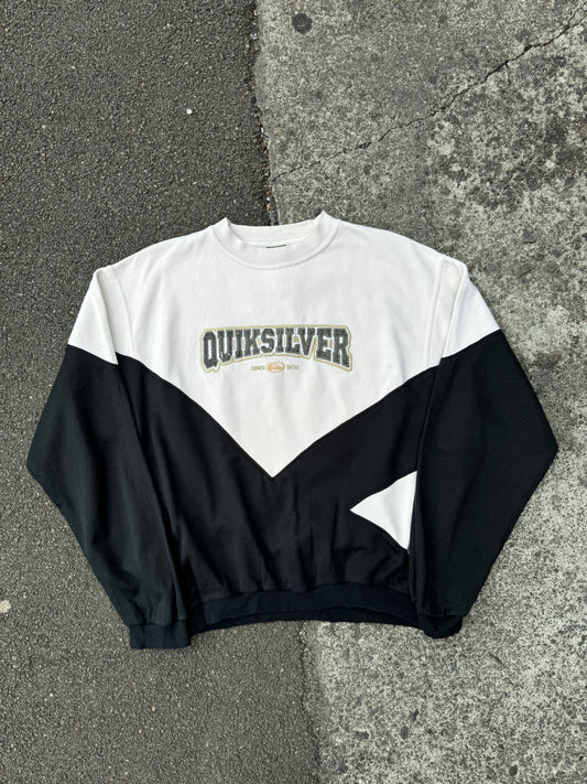 Vintage Reworked Quicksilver Sweatshirt - Black / Cream